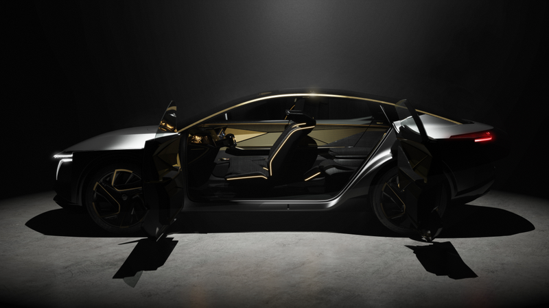 Illustration for article titled The Nissan IMs Concept Is An Electric Sport Sedan That Looks Pretty Sharp